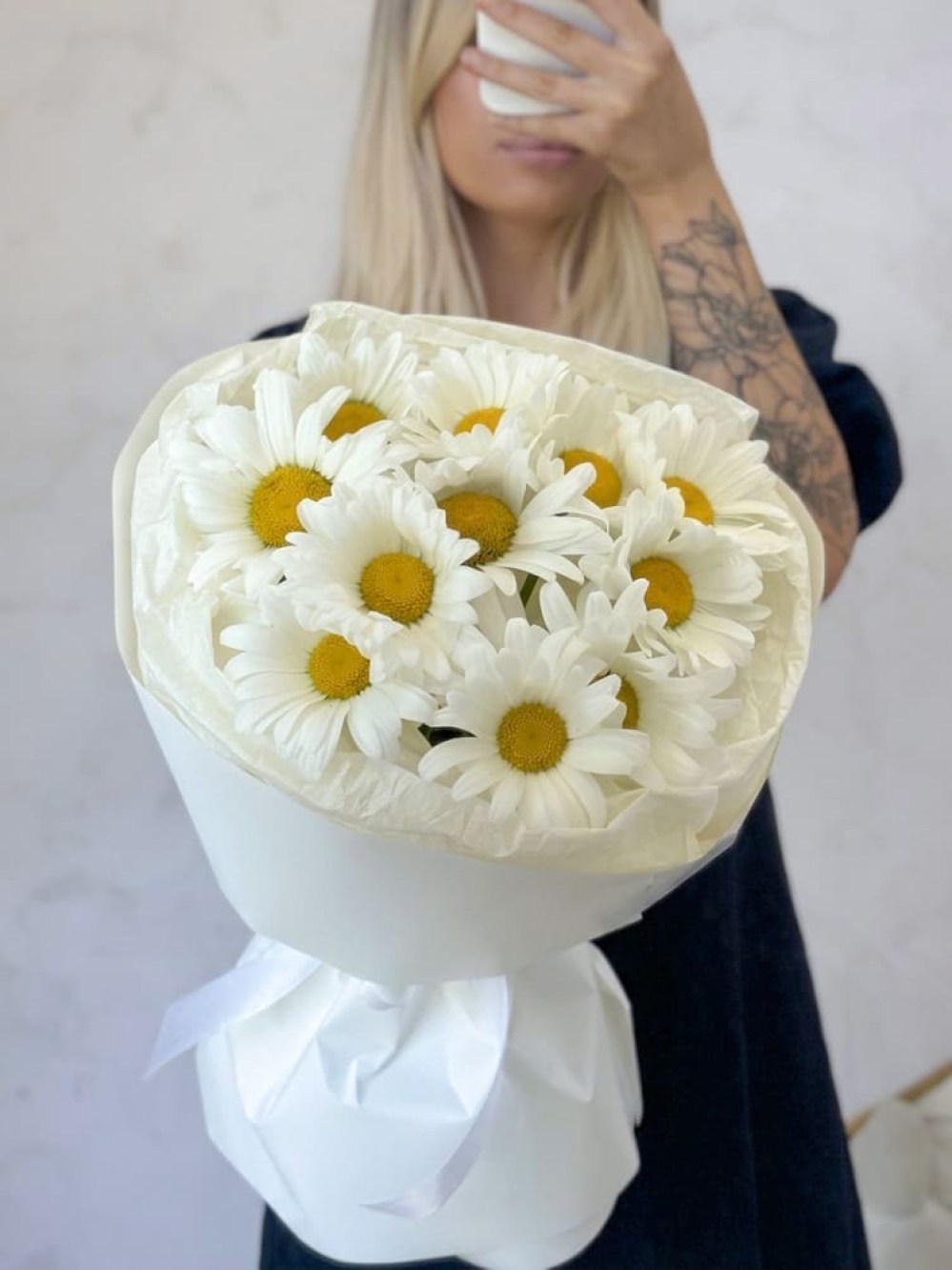 Bouquet of 15 garden daisies