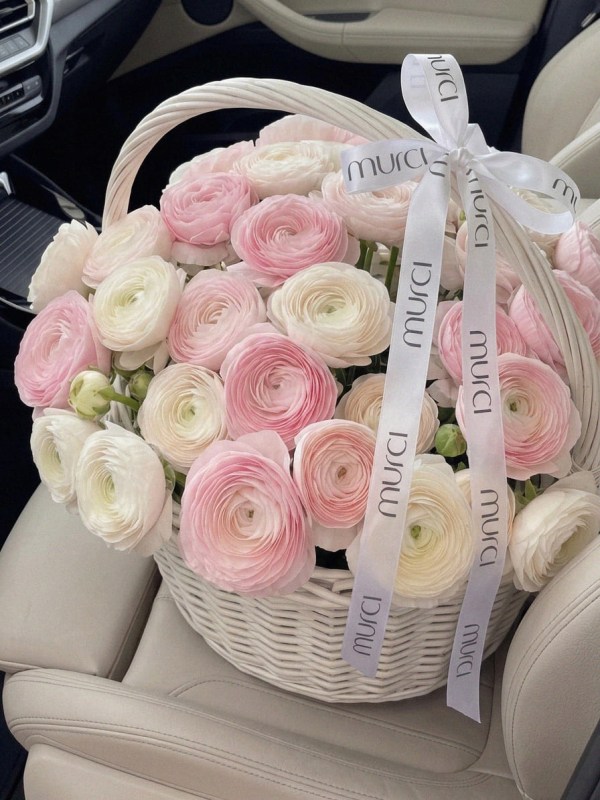 Premium Basket of 51 Ranunculus