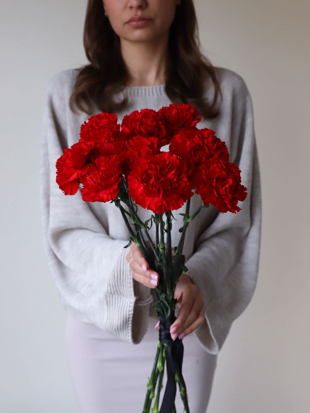 Red carnations (10 pcs)