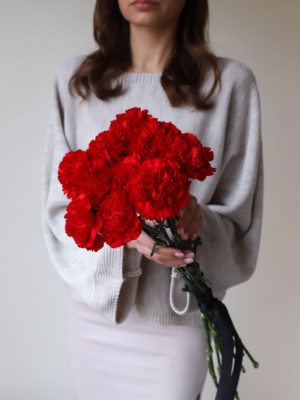 Red carnations (10 pcs)