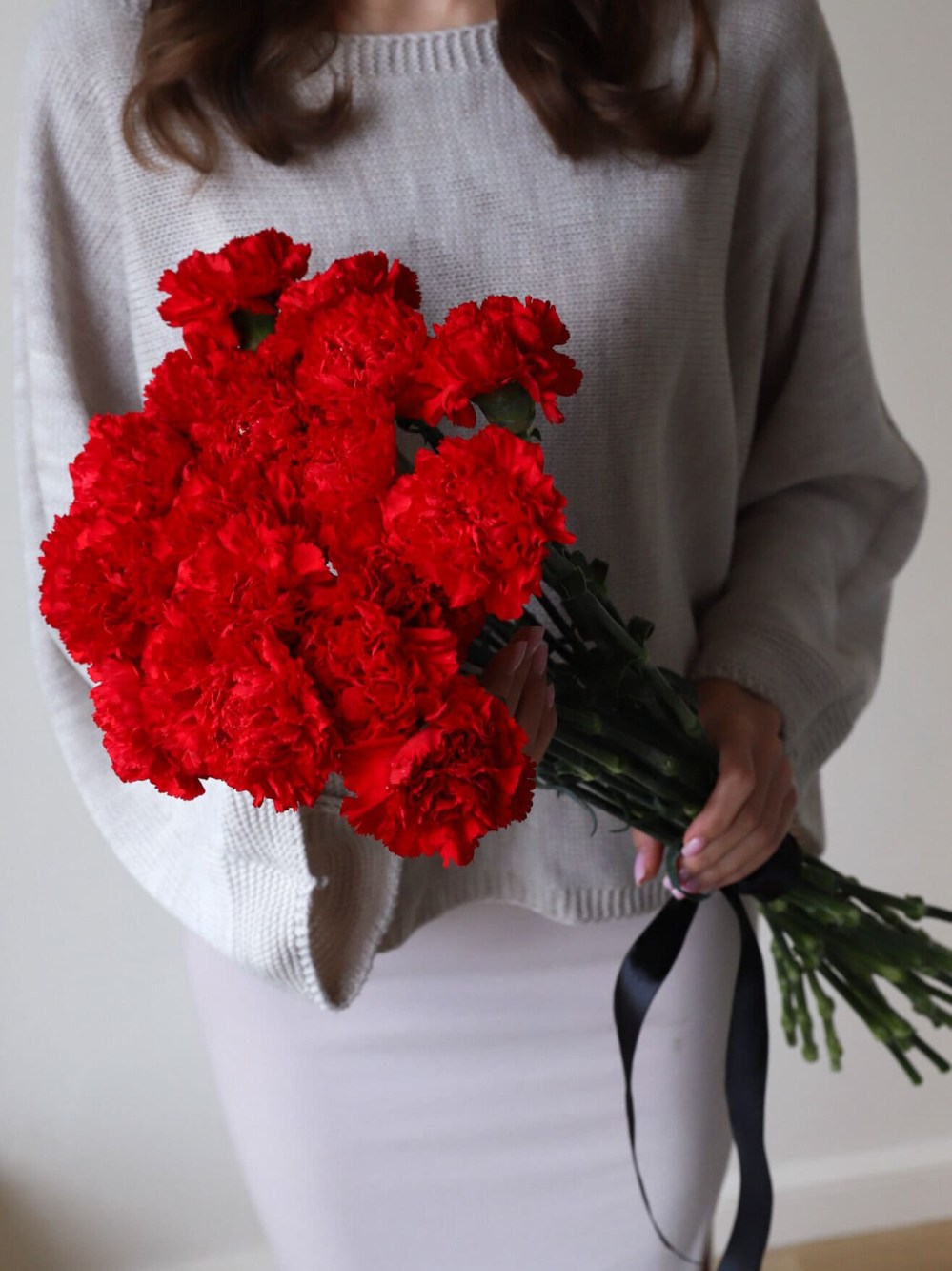 Red carnations (20 pcs)