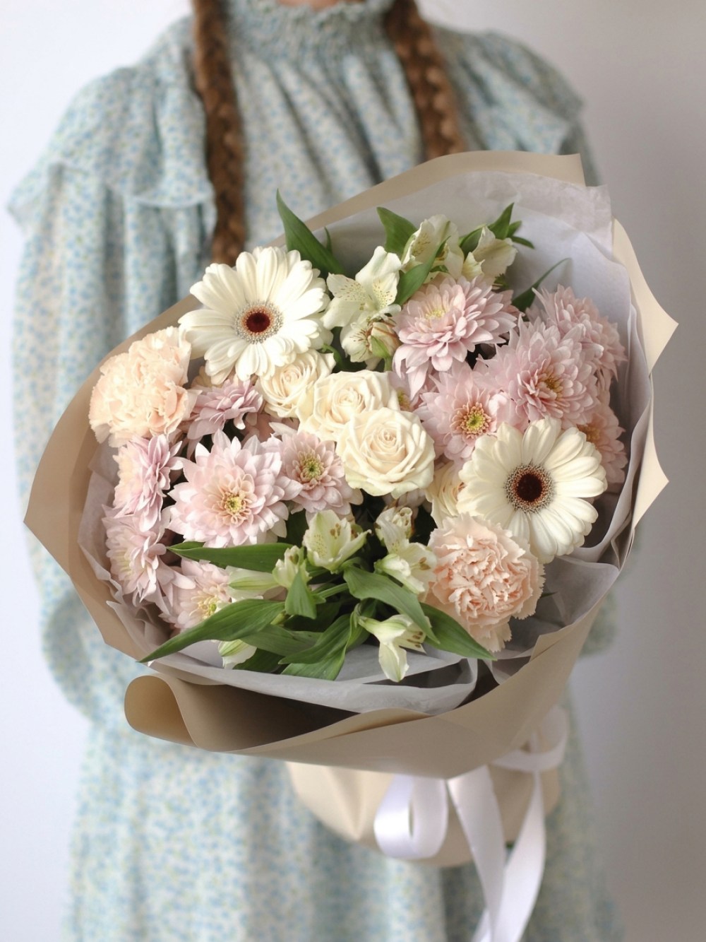Buchet pastel delicat cu germinare